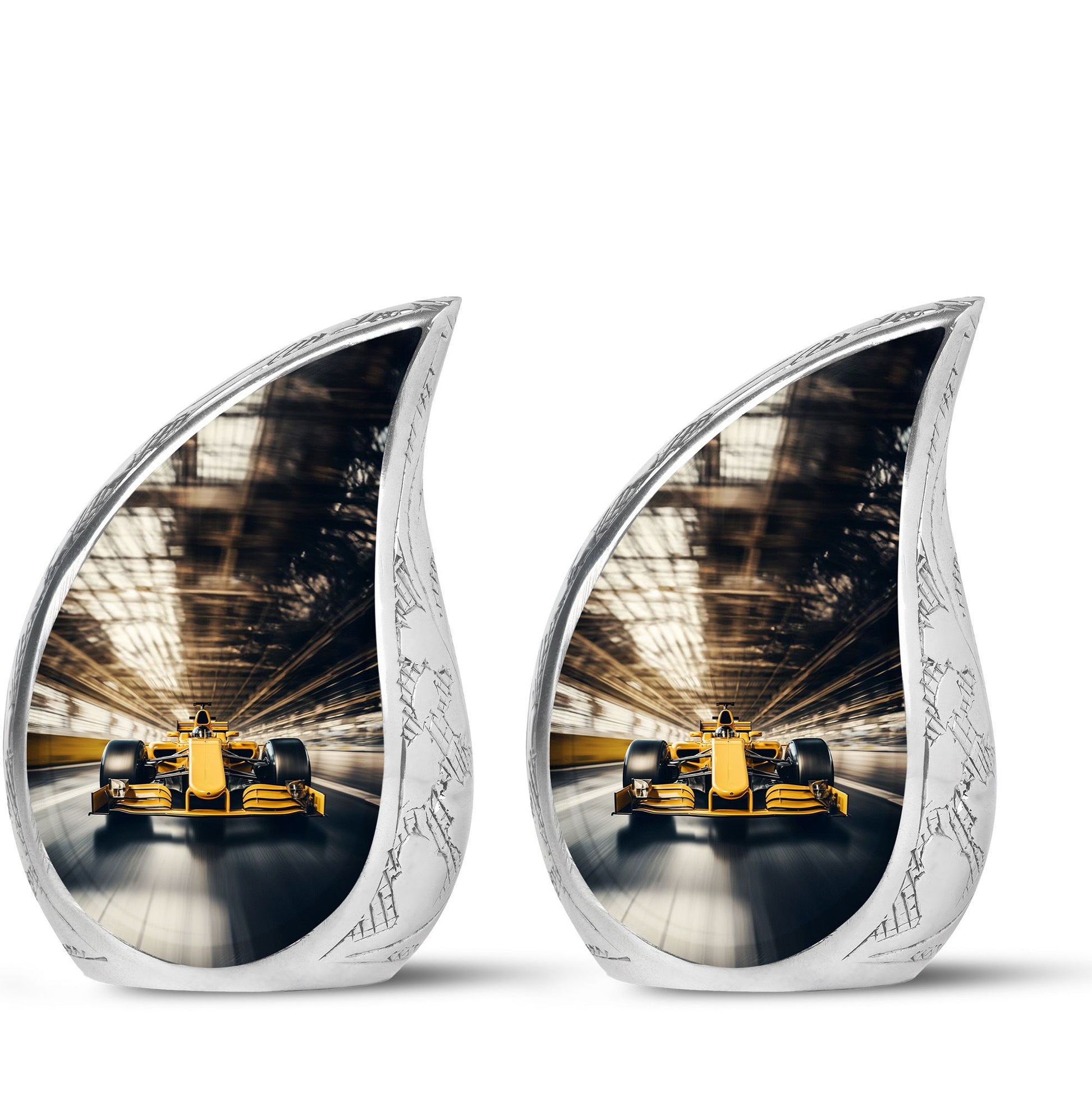 Teardrop Shape Car Urn Keepsake Urn Pack of 2