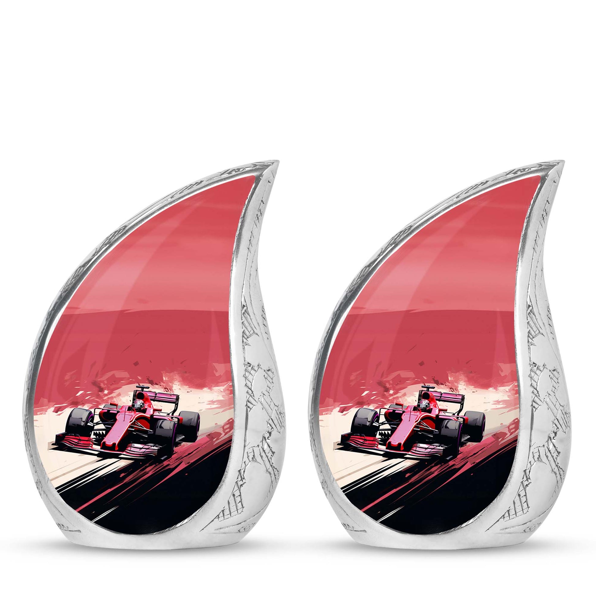 Teardrop Shape Car Urn Keepsake Urn Pack of 2