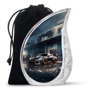 Teardrop Shape Car Urn Large 10 Inch