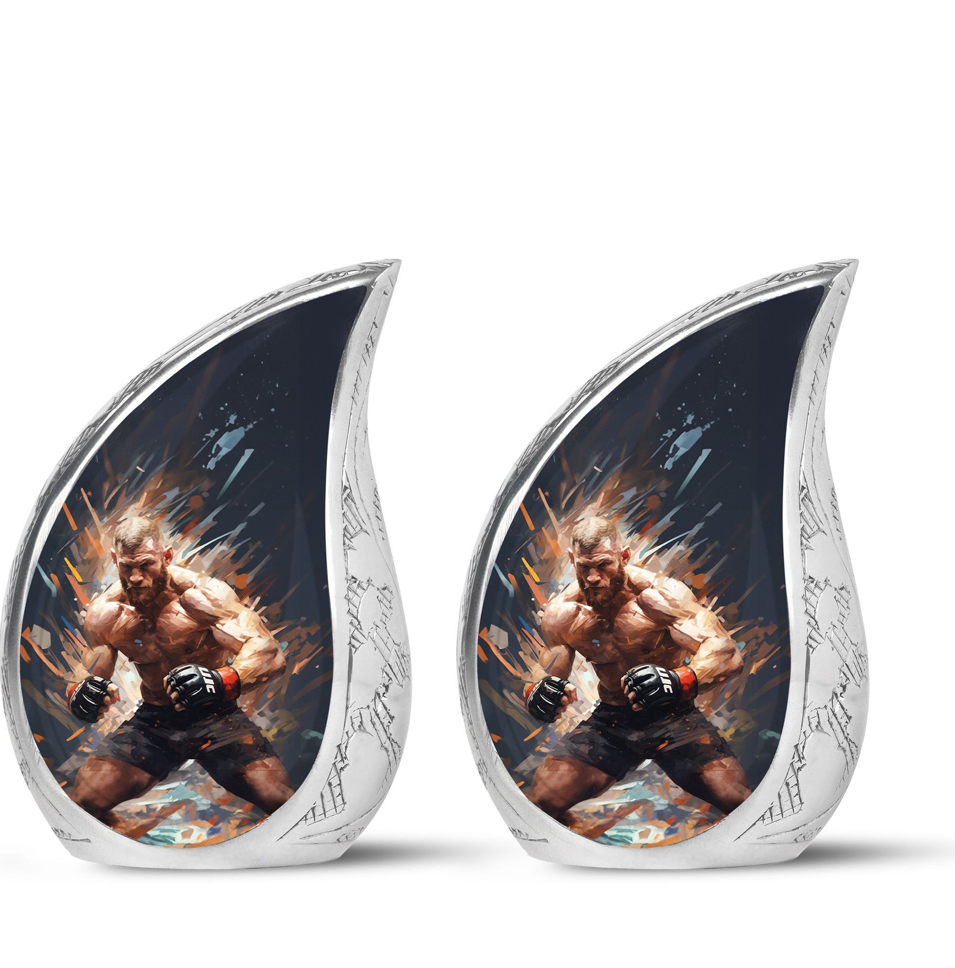Teardrop Shape Sport Urn Keepsake Urn Pack of 2