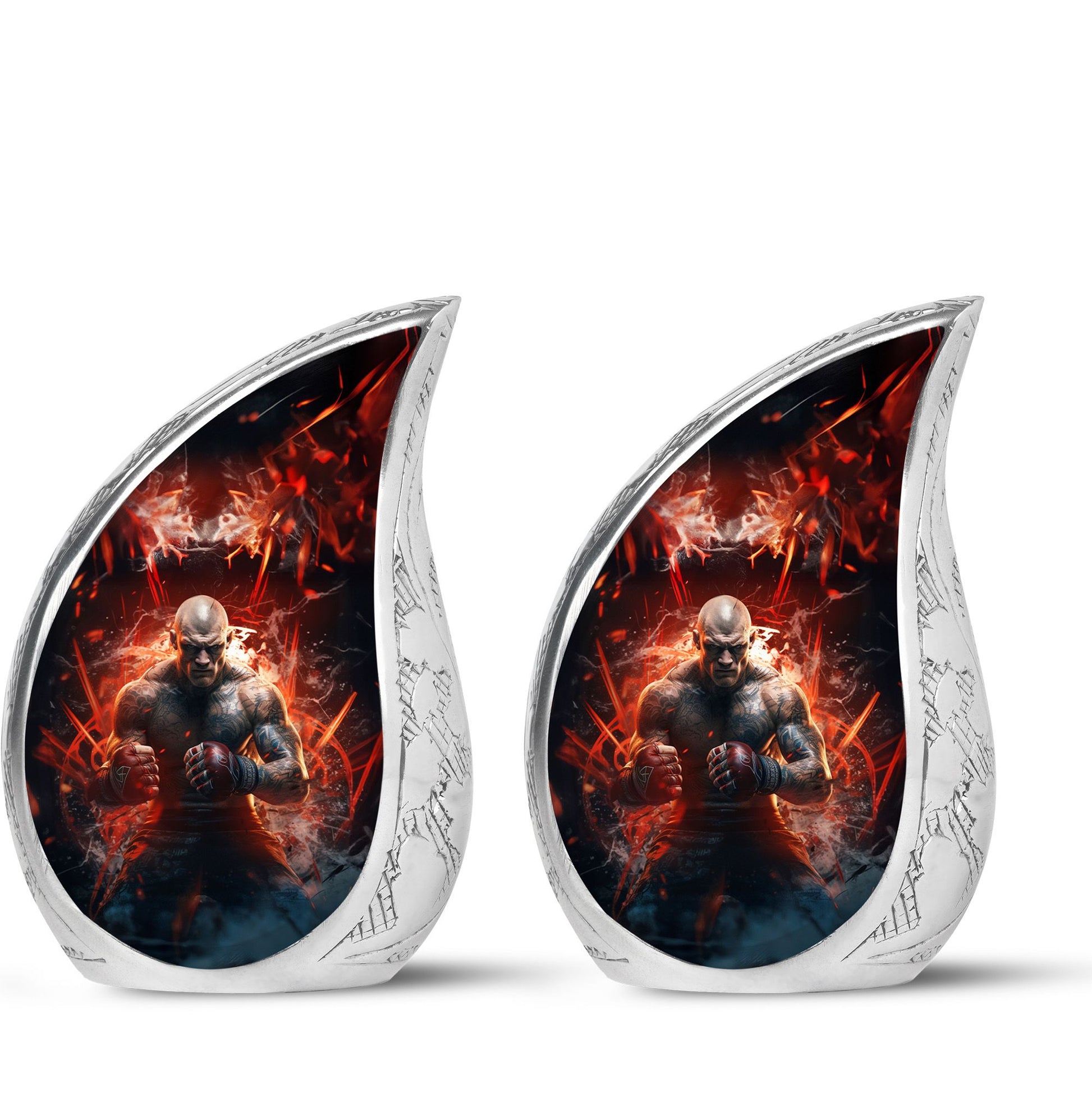 Teardrop Shape Sport Urn Keepsake Urn Pack of 2