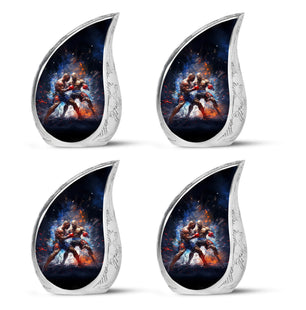Teardrop Shape Boxing Urn Keepsake Urn Pack of 4