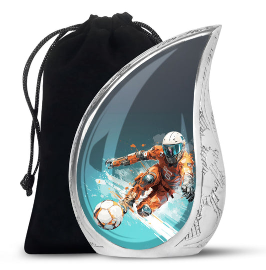 Teardrop Shape Bike Urn Large 10 Inch