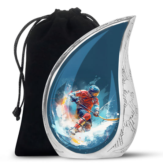 Teardrop Shape Sport Urn Large 10 Inch