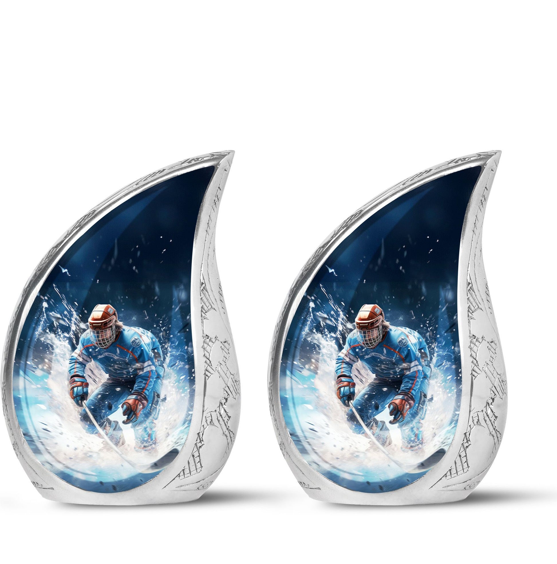 Teardrop Shaped  Keepsake Set of 2