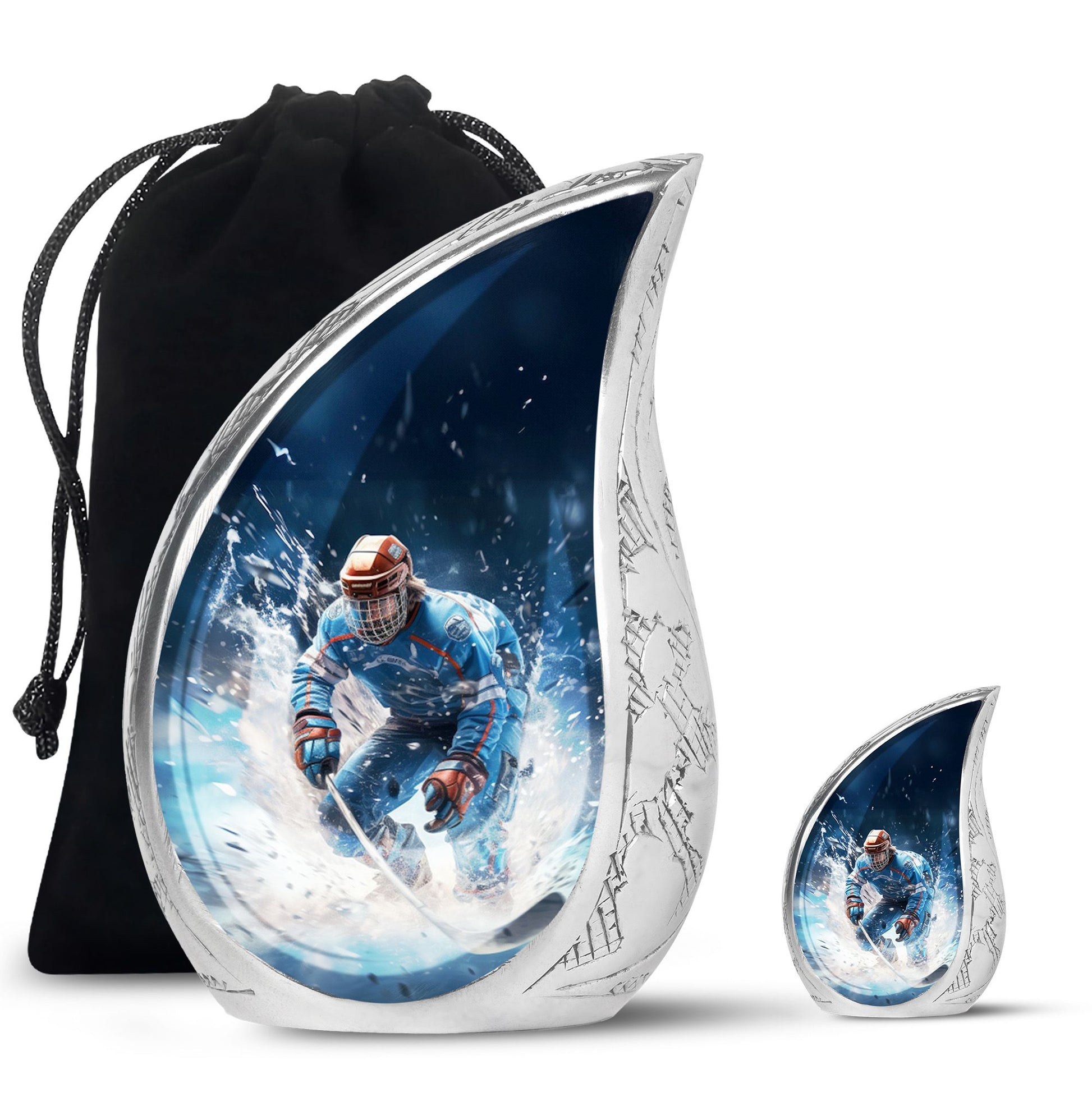 Teardrop Shaped  Large Urn With 1 Keepsake