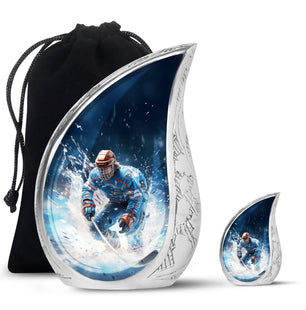 Teardrop Shaped  Large Urn With 1 Keepsake