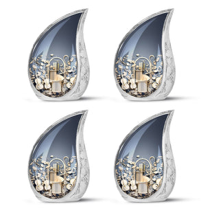 Teardrop Shape Music Urn Keepsake Urn Pack of 4