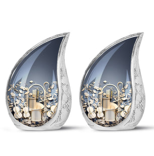 Teardrop Shape Music Urn Keepsake Urn Pack of 2