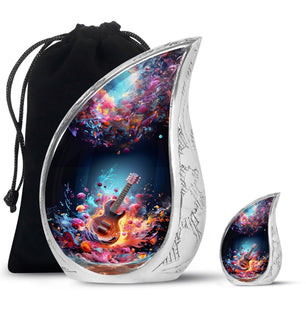 Teardrop Shaped  Large Urn With 1 Keepsake