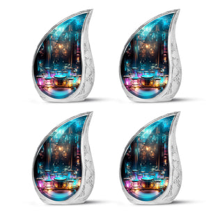 Teardrop Shape Music Urn Keepsake Urn Pack of 4