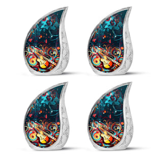 Teardrop Shape Music Urn Keepsake Urn Pack of 4