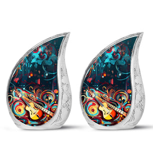 Teardrop Shape Music Urn Keepsake Urn Pack of 2