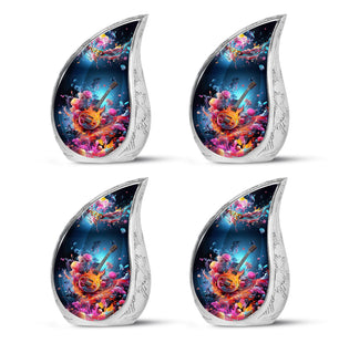 Teardrop Shape Music Urn Keepsake Urn Pack of 4