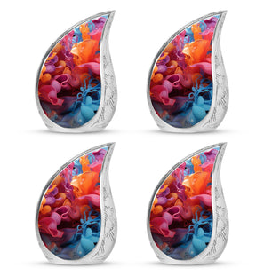 Teardrop Shape Abstract Urn Keepsake Urn Pack of 4