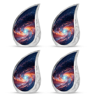 Teardrop Shape Abstract Urn Keepsake Urn Pack of 4