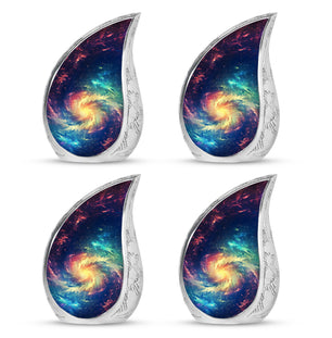 The Cosmic Dance - Galaxy Urn Large Teardrop, Heart Urn For Ashes