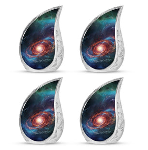 Stars In The Galactic Nexus - Galaxy Urn Teardrop, Heart Cremation Urn