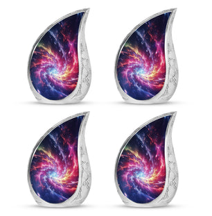 Symphony Cosmos - Galaxy Urn Teardrop, Heart Cremation Urn For Ashes