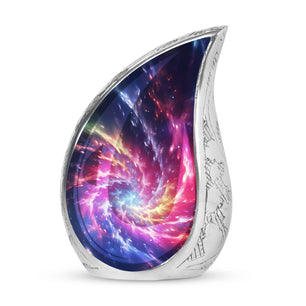 Symphony Cosmos - Galaxy Urn Teardrop, Heart Cremation Urn For Ashes