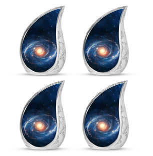 The Galactic Swirl. - Galaxy Urn Large Teardrop, Heart Urn For Ashes