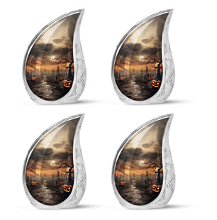 Teardrop Shaped  Keepsake Set of 4