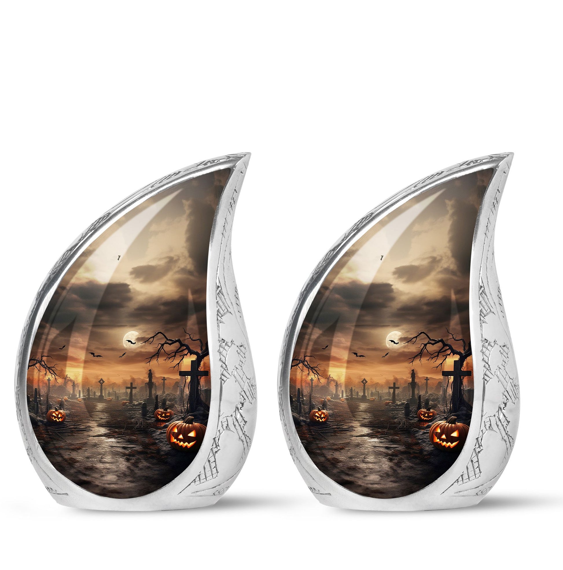 Teardrop Shaped  Keepsake Set of 2