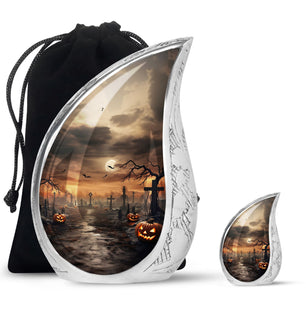 Teardrop Shaped  Large Urn With 1 Keepsake