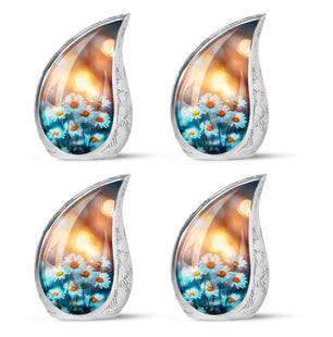 Teardrop Shaped  Keepsake Set of 4