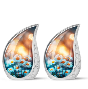 Teardrop Shaped  Keepsake Set of 2