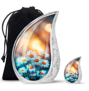 Teardrop Shaped  Large Urn With 1 Keepsake