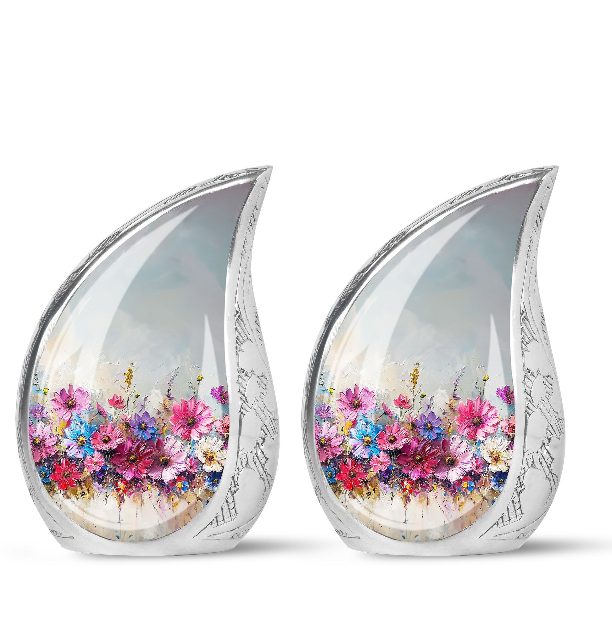 Teardrop Shaped  Keepsake Set of 2