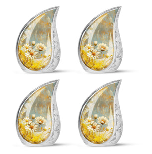 Teardrop Shaped  Keepsake Set of 4