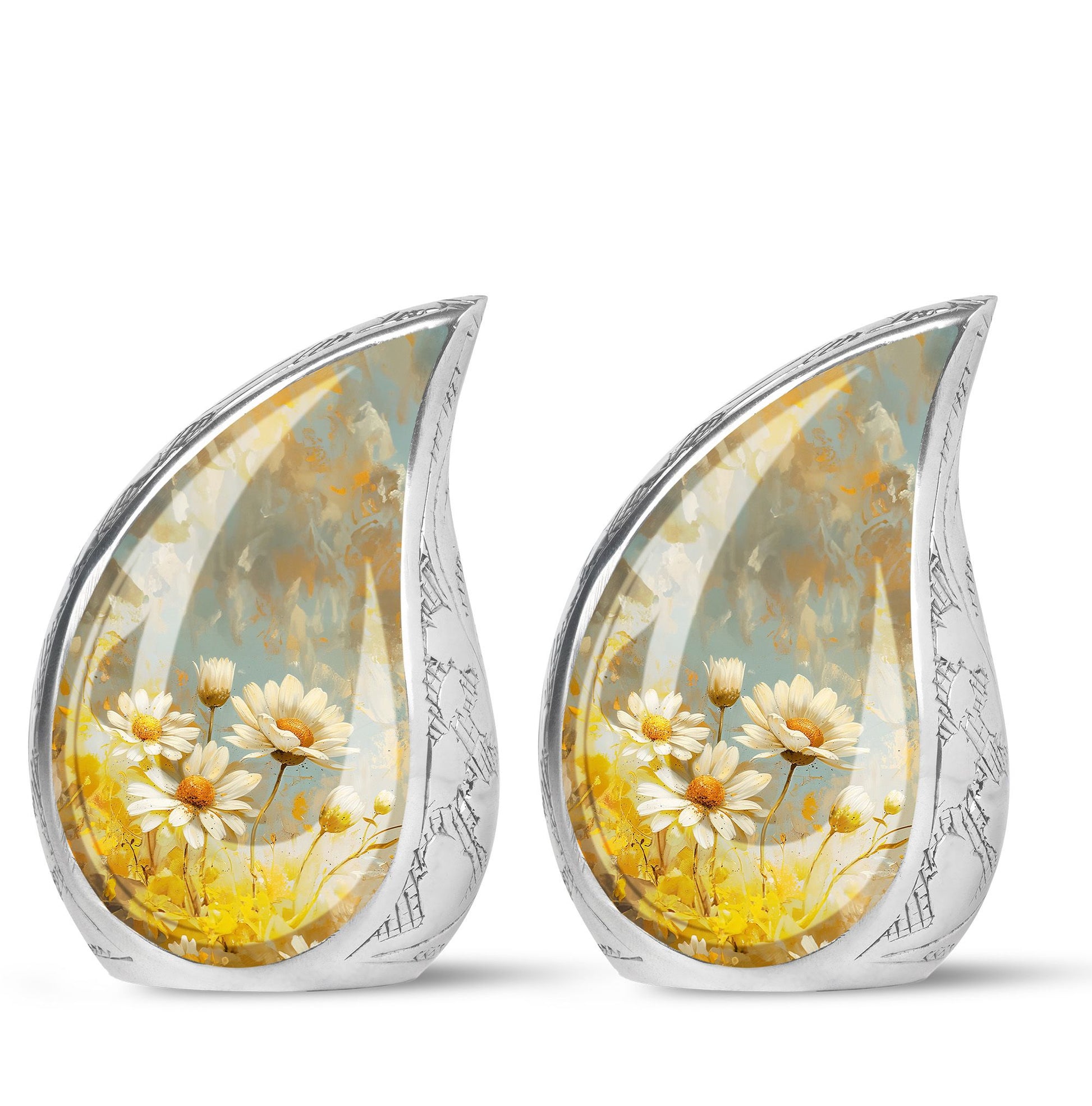 Teardrop Shaped  Keepsake Set of 2