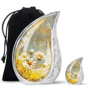 Teardrop Shaped  Large Urn With 1 Keepsake