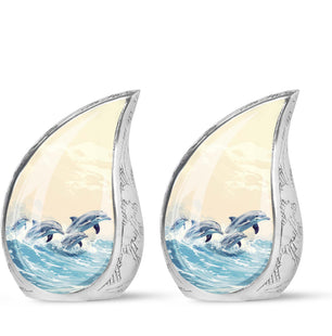 Teardrop Shaped  Keepsake Set of 2
