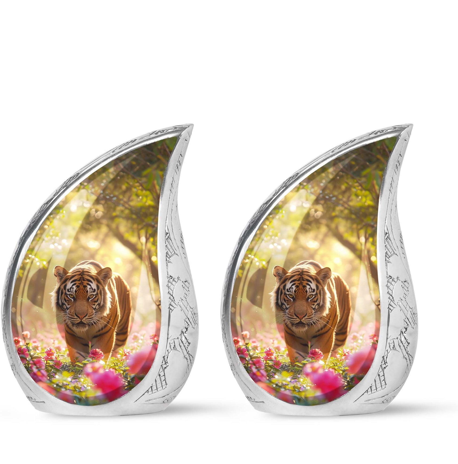 Teardrop Shaped  Keepsake Set of 2