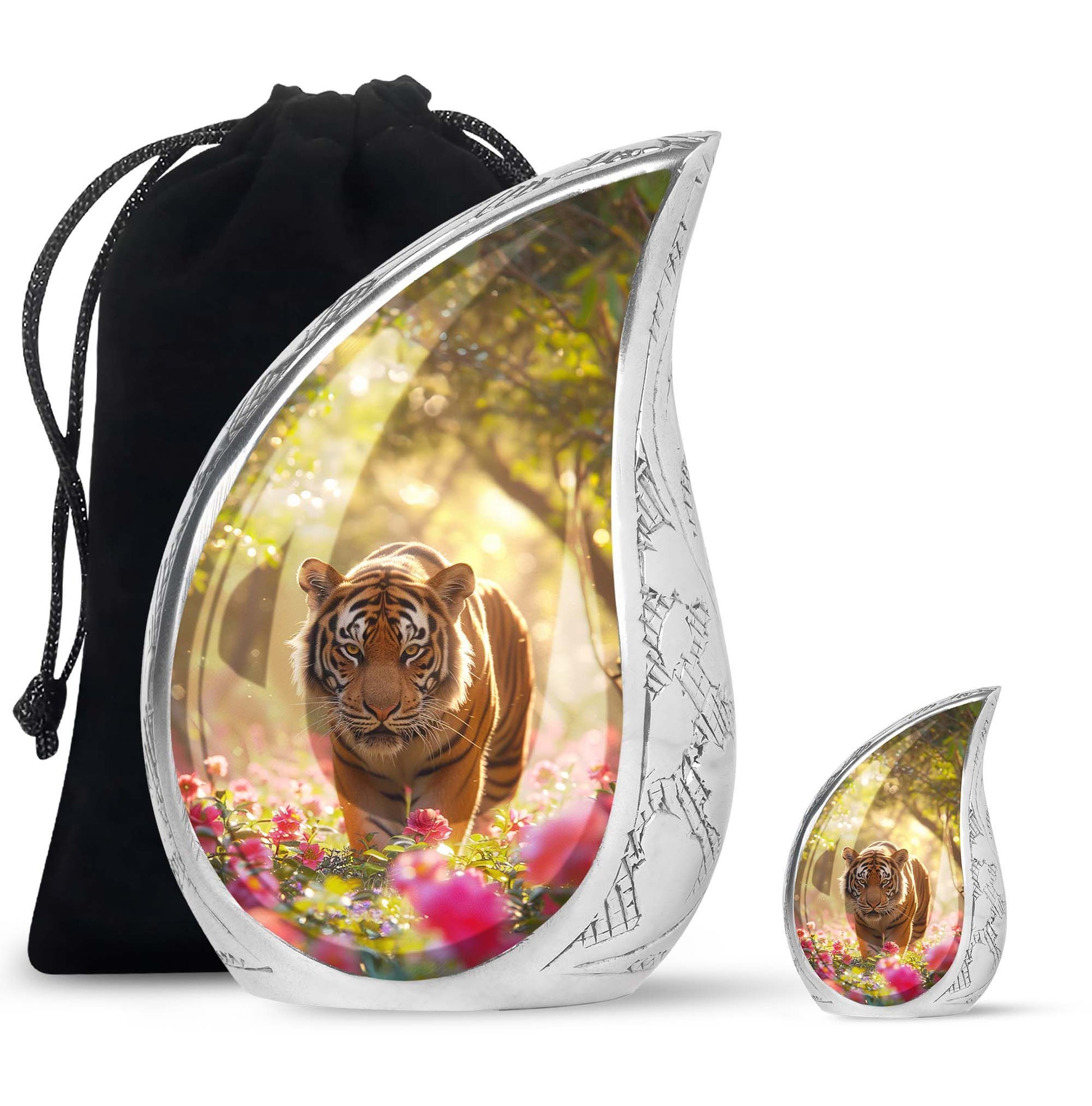 Teardrop Shaped  Large Urn With 1 Keepsake