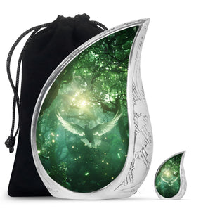 Teardrop Shaped  Large Urn With 1 Keepsake