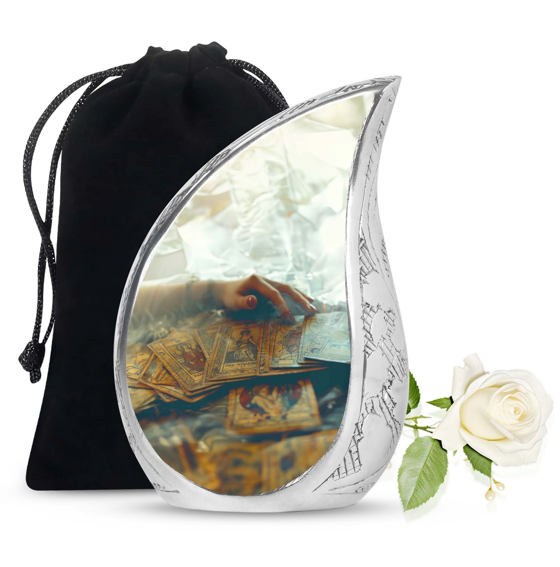 Tarot Decorative Urn For Ashes Large Funeral, Ashes Urn For Ashes