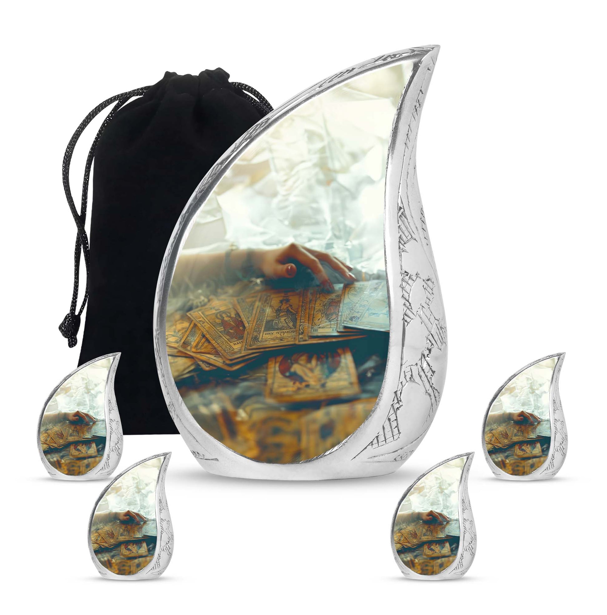 Tarot Decorative Urn For Ashes Large Funeral, Ashes Urn For Ashes