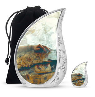 Tarot Decorative Urn For Ashes Large Funeral, Ashes Urn For Ashes