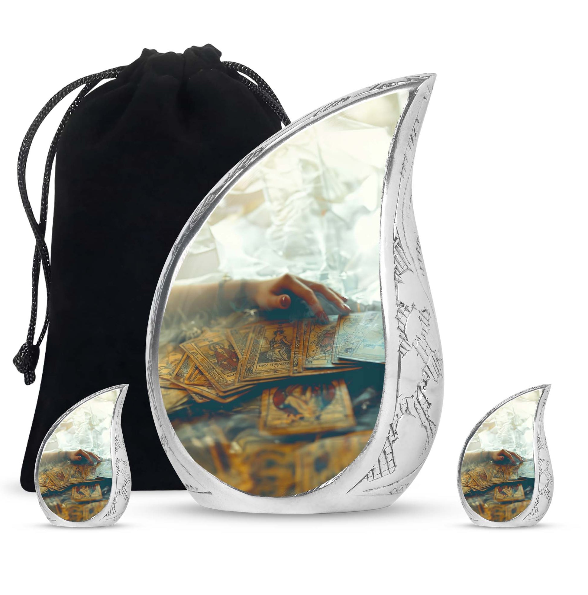 Tarot Decorative Urn For Ashes Large Funeral, Ashes Urn For Ashes
