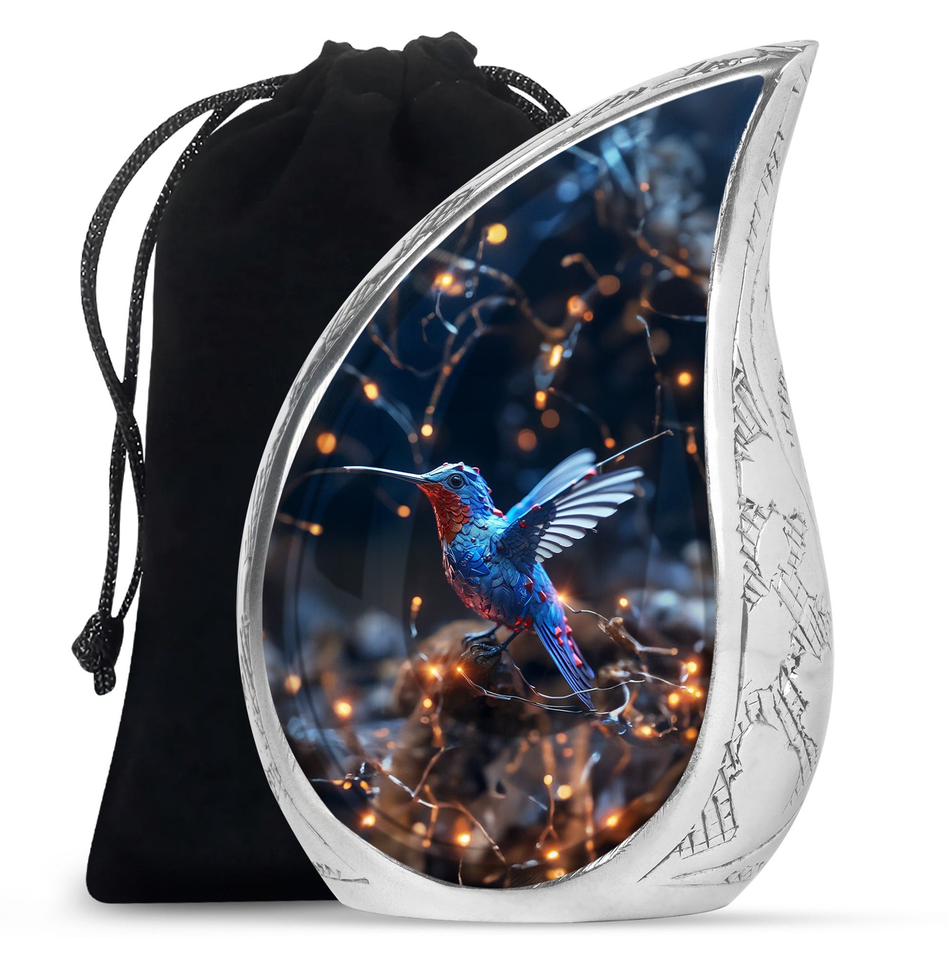 Humming Birds Urns Large Funeral, Ashes Urn For Ashes
