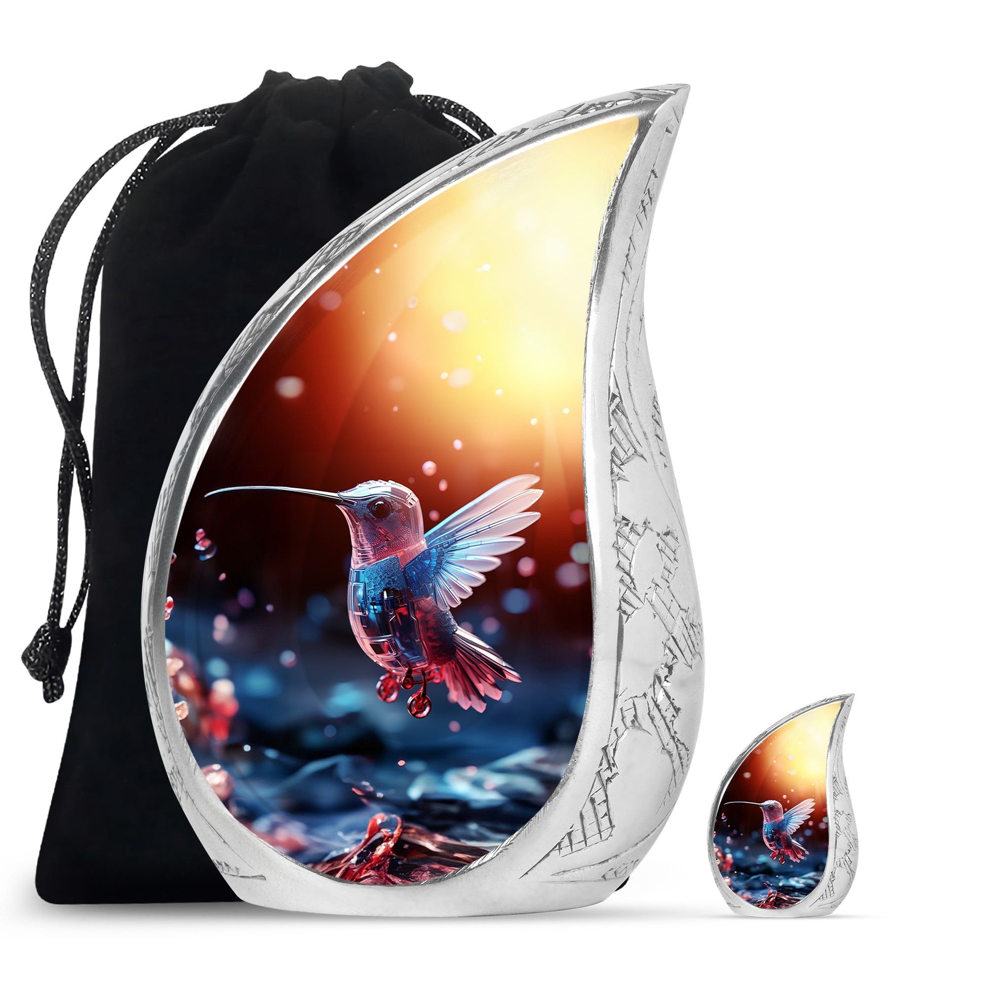 Humming Birds Cremation Keepsakes Funeral, Ashes Cremation Urn