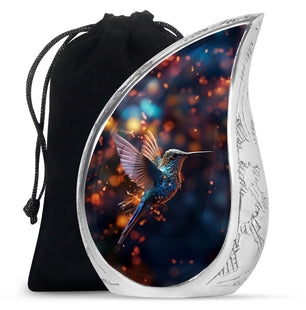 Humming Birds Urn For Mom Ashes Funeral, Ashes Memorial Urn