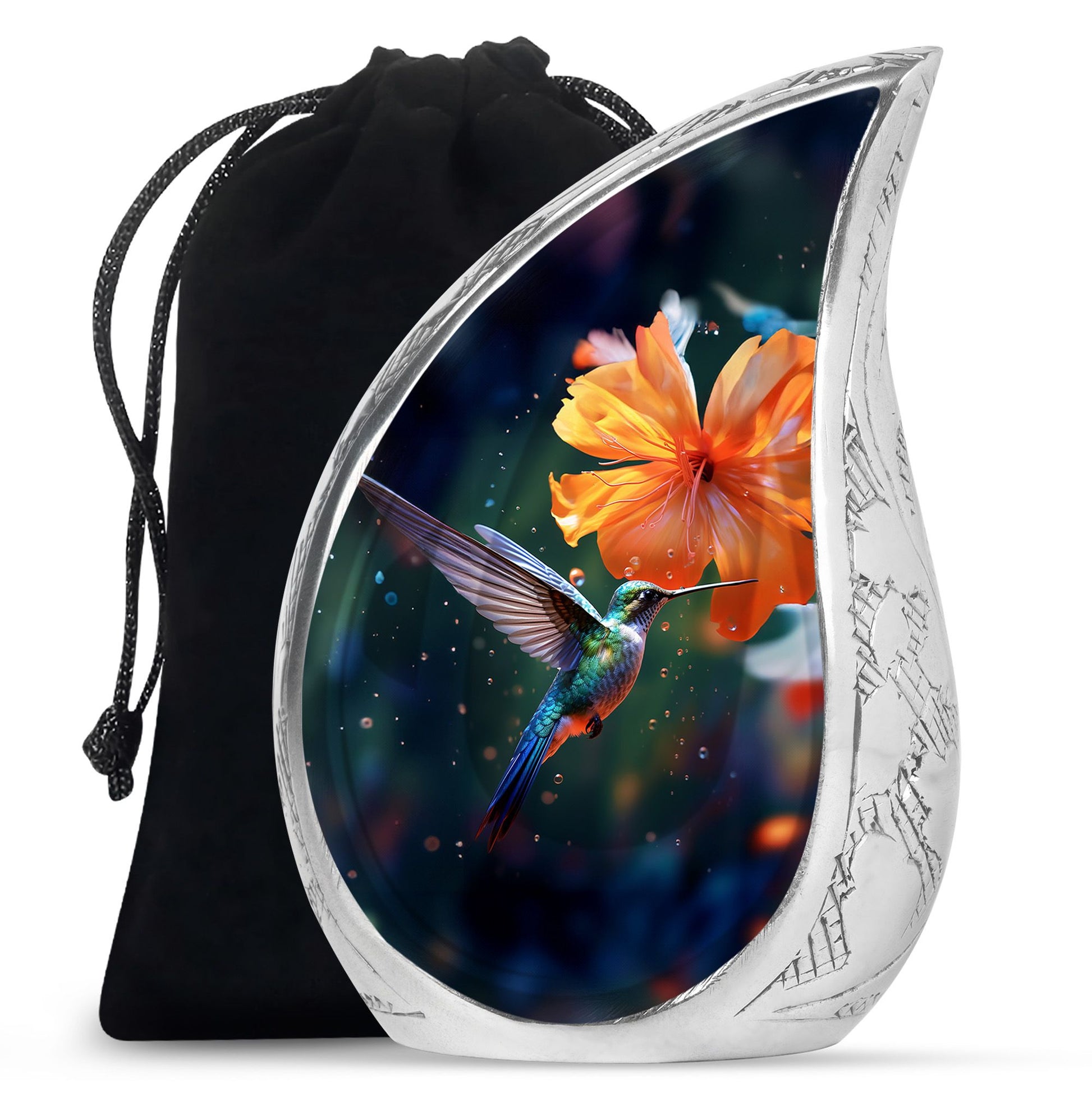 Humming Birds Urn For Ashes Funeral, Ashes Cremation Urn For Ashes