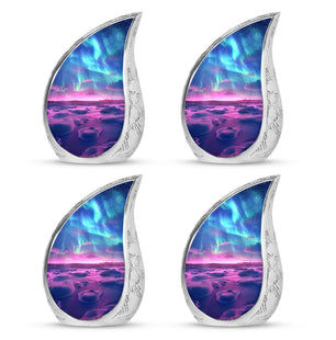 Aurora Borealis Keepsake For Ashes Funeral, Ashes Memorial Urn