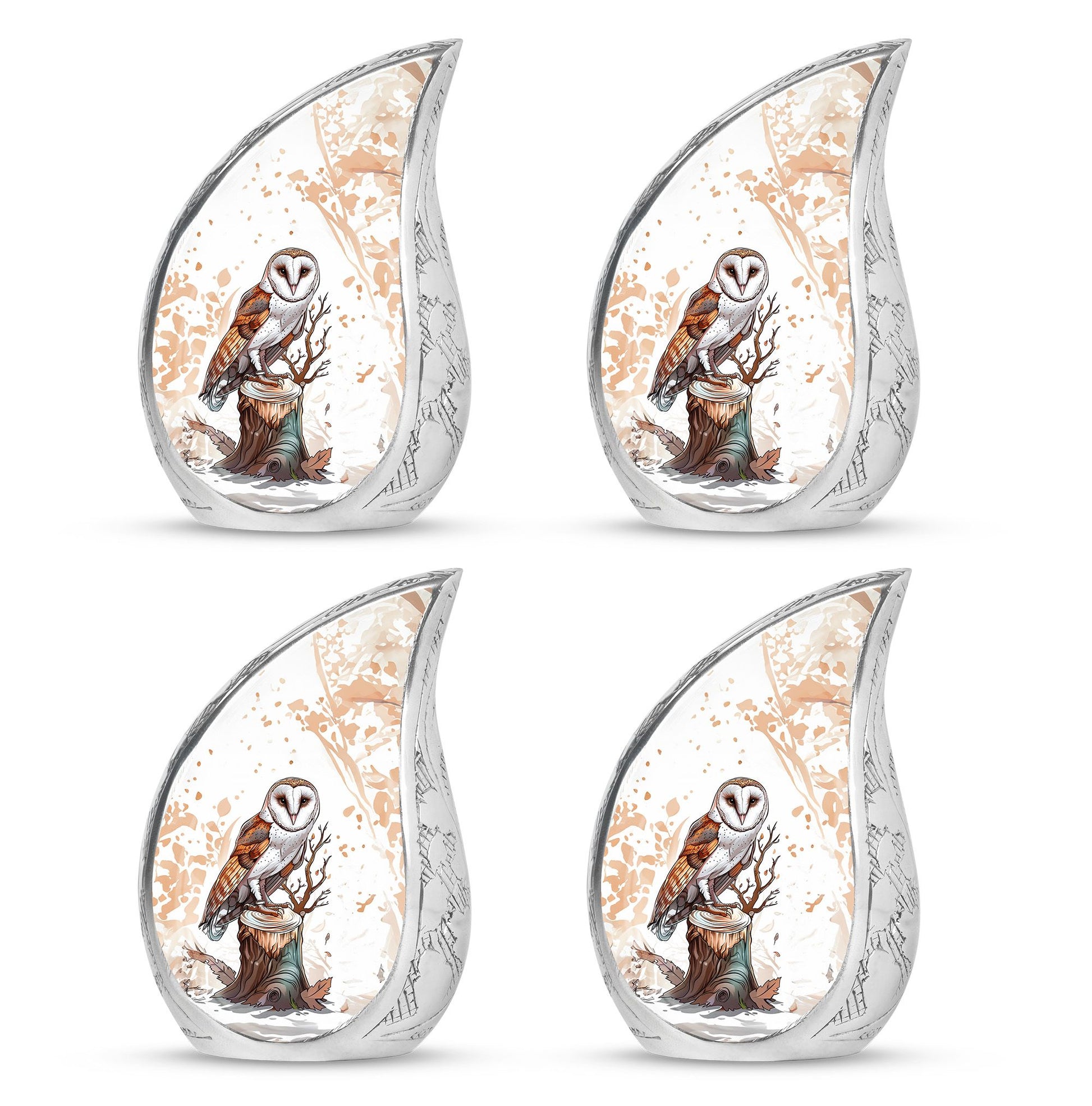 Barn Owl Urn For Human Ashes Women Funeral, Ashes Urn For Ashes