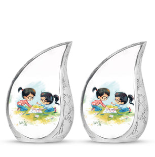 Brother And Sister Urn For Human Ashes Funeral, Ashes Cremation Urn